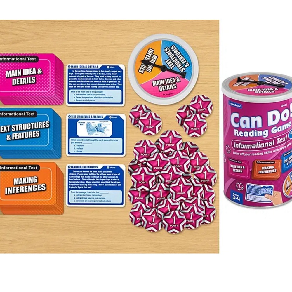 Can Do! Reading Informational Text Game - Gr. 3-4